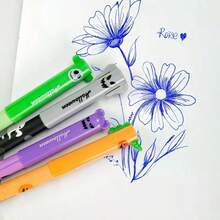 4/8 pezzi Set di evidenziatori cancellabili a tema Ognissanti - Con cappuccio in gomma, riutilizzabili, adatti per scuola, ufficio, forniture per il ritorno a scuola, regali di Ognissanti e compleanni, cancelleria per vacanze e stagioni, penne ad inchiostro lavabile, strumento di scrittura fluido, confezione multipla di penne, regali per personale d'ufficio e acquirenti