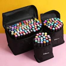 24/30/36/48 Pieces Double Head Marker Pen Set Watercolor Pens For Kids - 彩色 - 查看 5