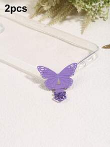 360°旋转超薄0.2mm手机支架板，304不锈钢手机夹，手机挂绳配件，单扣垫，超薄防丢背贴，坚固连接垫，单耳机夹，通用腕带金属垫贴纸夹 - 彩色 - 查看 16