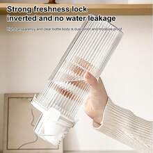 Contenedor de comida para perros, contenedor transparente para almacenar comida para perros, dispensador hermético, gran capacidad, suministros para mascotas, accesorios de cocina para