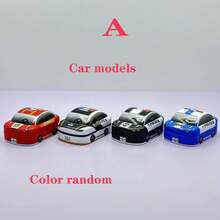 مبراة قلم الثقب بشكل لعبة سيارة كرتونية وحيوان لطيف، مبراة قلم محمولة مدمجة، مناسبة كهدايا للعودة إلى المدرسة، جوائز مدرسية، استخدام المكتب