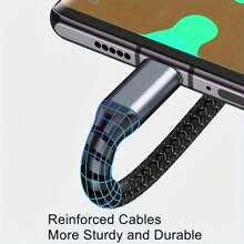 三合一 100W 5A 快速充电 USB 转 Type-C Micro 快速充电线兼容 14 13，三合一 100W 快速充电线智能超级快速充电支持多接口充电 USB 可视化电源充电线兼容苹果，SANXOPPO 车载快速充电线。兼容 、安卓、相机、MP3 通用适配器 Nan MFi 认证