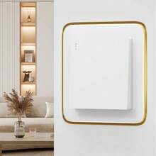 1pc Minimalist Luxury Style, Simple Narrow-Edge Luxury High-End Acrylic Switch Cover With Dimensions Of 86mm X 86mm, Suitable For Switches, Switch-Light Decorative Kits, And Sockets