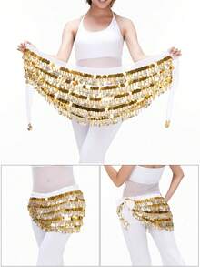 Đai lưng múa bụng lấy cảm hứng từ Ả Rập - Dây quấn cồng chiêng bằng đồng 5 lớp 288 xu dùng cho biểu diễn và sự kiện lễ hội - Nhiều màu - Xem 15