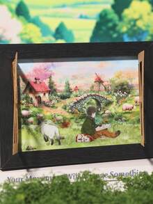 1 Roll Small Town Landscape & House PET Decorative Tape, Suitable For Scrapbooking, DIY, Photo Album, Planner - Multicolor - View 9