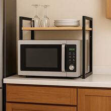 60cm Industrial Suspended Niche Shelf With Microwave Oven Support - 彩色 - 查看 1