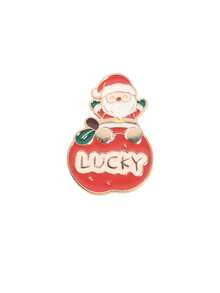 1/6pcs Cartoon Series Brooch, Santa Claus, Bell, Snowman Decor For Clothes, Bags, Accessories Halloween Halloween Accessories Teachers Day00 Jewelry Costume Accessories Bag Charms Office Accessories Christmas Gift