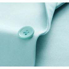 Men's Slim Fit 2-Piece Tuxedo Suit One-Button Jacket & Pants Set For Wedding, Prom, And Formal Events - Aqua - View 4