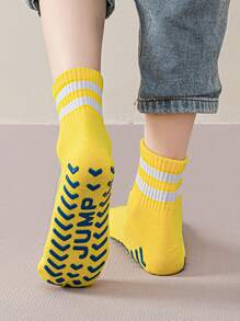 5 Pairs Kids Anti-Slip Socks, Suitable For Autumn/Winter, Playgrounds, Yoga, Gymnastics, And Daily Wear