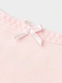 Balabala 女童训练文胸无缝防偷拍胸罩运动短款上衣 - 粉紅 - 查看 4