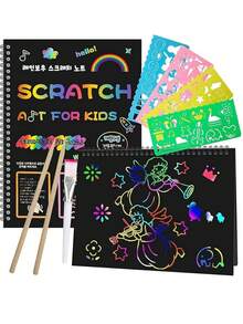 Zestaw do rysowania na papierze dla dzieci: 2 zestawy do rysowania na papierze, prezenty dla dzieci w wieku od 3 do 12 lat, dziewcząt, chłopców, uczniów, nastolatków, nagrody