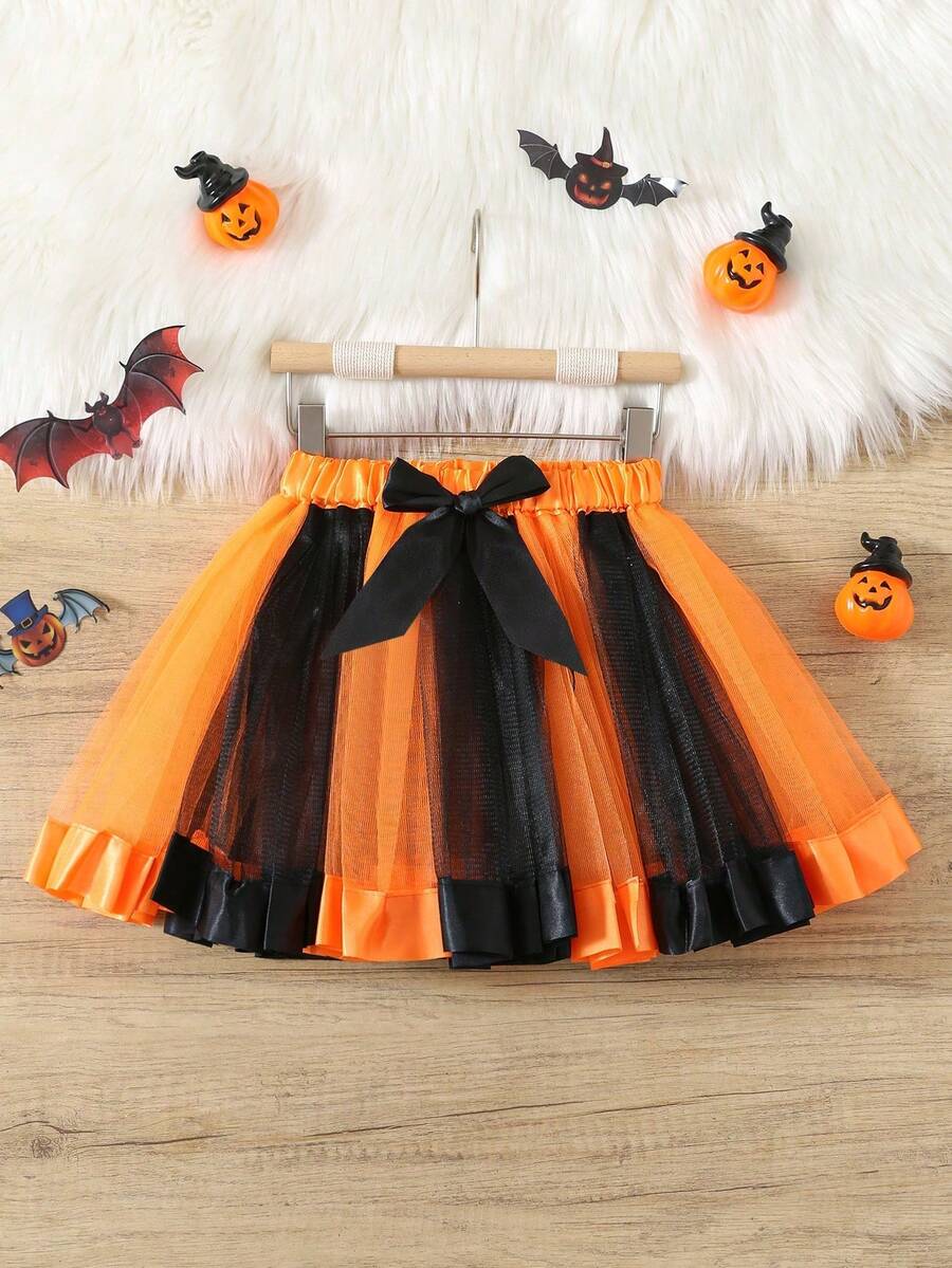 Váy tutu Pettiskirt màu đỏ và xanh lá cây Giáng sinh cho bé gái - Nhiều màu - Xem 1