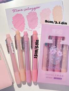 12 Colors Fluorescent Highlighter Pen Set, Fragrant Glitter Pens, Eye-Friendly Marker Pens For Highlighting & Underlining