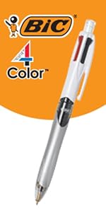 BIC 4-Color 3+1  Ballpoint Pen With Red, Blue,  Ink And 0.7 Mm Mechanical Pencil, 1-Count In Assorted Ink - Thùng Gradient - Xem 2