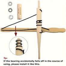 Kit de taladro de arco PSKOOK, iniciador de fuego primitivo, herramienta de fricción para supervivencia para actividades al aire libre de exploración, entrenamiento de supervivencia en la naturaleza, principiante - multicolor - Ver 5
