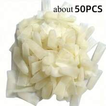 About 50pcs Finger Cots, Disposable Non-Slip Dust-Free Anti-Static Finger Protectors, Suitable For Nail Art And Electronic Products