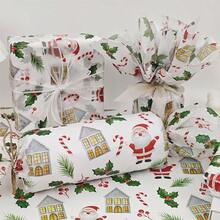 60/30/10 Christmas Gingerbread Man Tissue Paper - 20x34 Inches Gingerbread And Polka Dot Design, Lightweight Protective Packaging, Santa Claus, Christmas Stockings, Lights, Christmas Tree Leaves, For Gift Wrapping, Fragile Item Protection, Holiday Decorations (Candy Cane Stripes, Blue Stars), Gingerbread Decorations, Holiday Wrapping, Holiday Style, Holiday Theme Prints, Seasonal Wrapping, Holiday Decorations, Party Planning Christmas Christmas Decorations Christmas Pajamas Christmas Gifts Christmas Decor