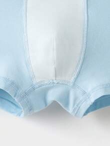 Balabala Baby Boys Cotton Underwear 3 Packs Boxer Shorts Soft Comfy - White and Blue - View 5