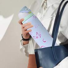 OwaIaPink Bow Water Bottle - 32 Ounces - Keeps Cold For Over 6-12 Hours - Can Hold Both Hot And Cold Water - Can Be Used For Making Coffee - Can Store Frozen Beverages - Beautiful Appearance - Exquisite Craftsmanship - Suitable For Camping - For Work - Ruy băng đỏ - Xem 2