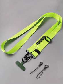 1 pieza Cordón ajustable de doble uso para hombro/cuello, resistente para exteriores, compras, viajes, senderismo, se ajusta a estuches de teléfono anchos, diseño de abeja - Multicolor - Ver 17