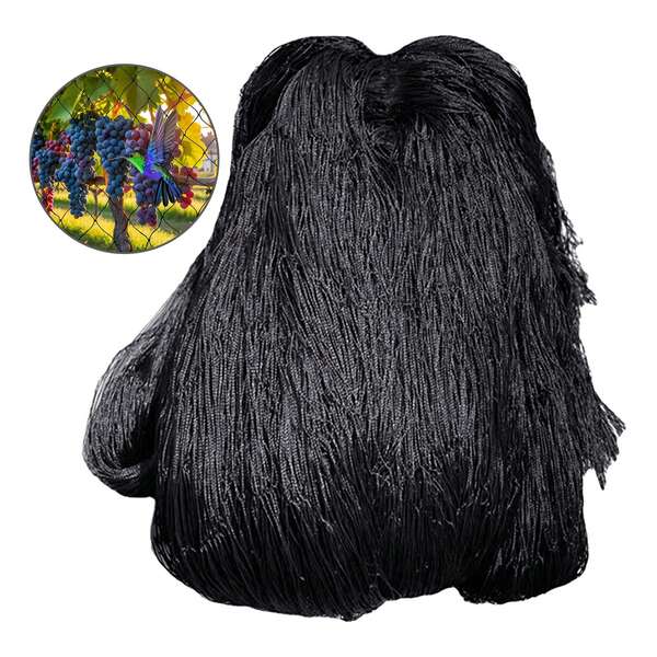 Schwarzes Nylon Gartennetz Schutzzaun Vogelschutz Undurchlässig für Geflügelhaltung Outdoor