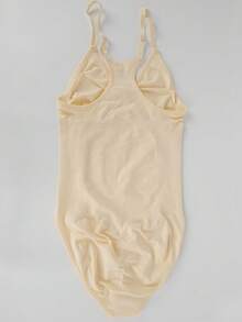 Racerback Women Tummy Control Shapewear Bodysuit Seamless V-Neck Waist Trainer Body Shaper Underwear Slimming Abdomen Compression Jumpsuit Shaping Tank Top Undershirts Spaghetti Strap