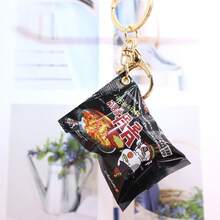 Creative Simulated Packaged Turkey Flavor Ramen Noodle Keychain Pendant, Bag Charm - Multicolor - View 12