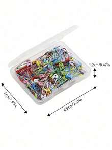 10-500pcs Steel Safety Pin, Modern Minimalist Safety Pin Set For Home - Silver - View 6