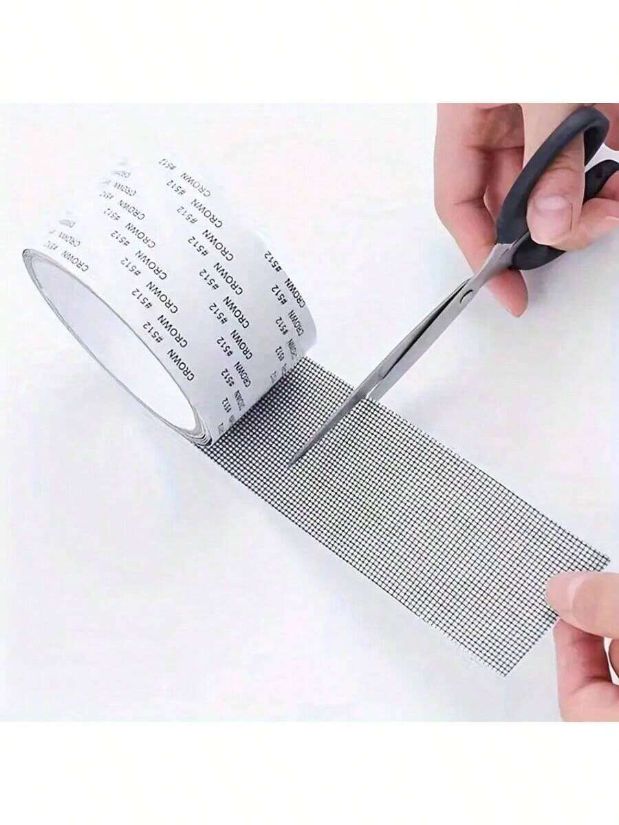 1pc Self-Adhesive Window Screen Mosquito Net, Repair Tape Window Screen Net, Paste Anti-Mosquito Door And Window Strong Tape, Home Supplies