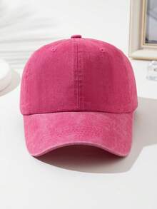 1 件或 2 件男女通用纯色复古做旧风格棒球帽、太阳帽、爸爸帽、卡车司机帽，适合日常外出、徒步旅行、度假 - 彩色 - 查看 4