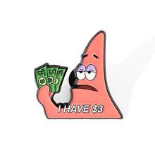 SpongeBob SquarePants 1/3 Chiếc Trâm Cài Áo Hoạt Hình Trẻ Em Hài Hước Đội Trưởng Eugene H. Giáp Cơ Bụng Krabs Ghim Tráng Men Huy Hiệu Kim Loại Trang Sức Quần Áo Ba Lô Phụ Kiện Quà Tặng Cho Bạn Bè - Một kích thước - Xem 15