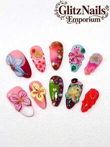 假甲片 - 彩色 - 查看 1