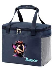 定制图片或文字，手持保温午餐盒袋，大容量适合上班族、学生和户外野餐。最好的建议是带上食物、午餐盒袋、厚铝箔、防尘防水冰袋、周年纪念礼物、生日礼物、母亲节礼物、父亲节礼物、最好的朋友礼物、给妈妈/爸爸的礼物、给她/他的礼物、给女朋友/男朋友/朋友的礼物