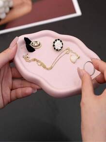 Cloud Shaped Resin Tray, Nordic Style Jewelry Storage Tray, Jewelry Collection Decorative Tray, Jewelry Display Tray, Women's Gift, Home Decor Bedroom Decor