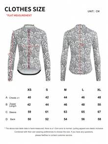 HISERWA (修身款式) 女士长袖骑行服 山地和公路骑行服 透气速干 防紫外线 骑行服 YKK 拉链 - 白色 - 查看 4