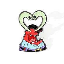 SpongeBob SquarePants 1/3 Chiếc Trâm Cài Áo Hoạt Hình Trẻ Em Hài Hước Đội Trưởng Eugene H. Giáp Cơ Bụng Krabs Ghim Tráng Men Huy Hiệu Kim Loại Trang Sức Quần Áo Ba Lô Phụ Kiện Quà Tặng Cho Bạn Bè - Một kích thước - Xem 14