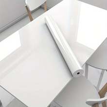 1卷白色自粘门壁纸边框贴纸 - 乙烯基修复和装饰破损木门、厨房装饰翻新、壁纸剥离粘贴和遮盖瑕疵、浴室装饰门墙贴墙面装饰卧室客厅装饰墙面装饰 - 白 - 查看 6