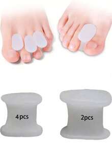 2 قطعة/6 قطع فعالة من فاصل أصابع القدم على شكل حرف I من السيليكون، واقي للأصابع، حارس القدم، مناسب للنساء والرجال، فاصل أصابع القدم من السيليكون، فاصل إبهام مرن، مقاوم للماء ومقاوم للتآكل، رعاية القدم للرياضة والاستخدام اليومي - متعدد الألوان - مشاهدة 8