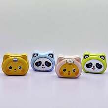 مبراة قلم الثقب بشكل لعبة سيارة كرتونية وحيوان لطيف، مبراة قلم محمولة مدمجة، مناسبة كهدايا للعودة إلى المدرسة، جوائز مدرسية، استخدام المكتب