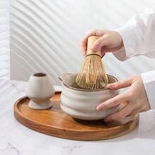 Bộ dụng cụ đánh trứng Matcha 2/5/7/9 món, Bộ dụng cụ Matcha bằng gốm sứ màu xám nung trong lò dành cho lễ cưới, Bộ trà Matcha kiểu Nhật để pha bữa sáng/Latte, Bộ dụng cụ pha Matcha hoàn hảo làm quà tặng sinh nhật ngày lễ cho người yêu Matcha - Nhiều màu - Xem 9