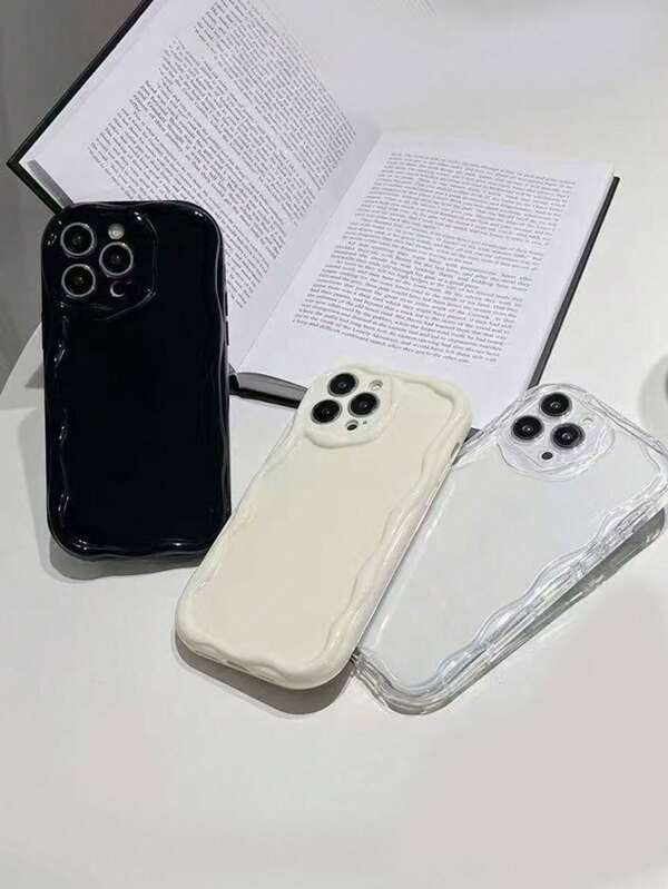 3pcs Premium Solid Color Phone Cases, Transparent, Cream White, And Black, Cream-Textured Phone Cases Compatible With Apple 17/17Pro/17promax/16/15/11/12/13/14 Pro Max/Xs/Xr/11 Pro/11 Pro Max/12 Pro/12 Pro Max/13 Pro/13 Pro Max/7 Plus/14 Pro/14 Pro Max/14 Plus/8 Plus /Se2,Galaxy /S21 5G/S21 FE 5G/S21 Ultra 5G/ S22/S22 Ultra/S22+/S23 Ultra/S23/S23+/S24/S24+/S24 Ultra/S24FE /S25/S25+/S25 Ultra, Xiao Mi, Redmi Note, OPPO, Vivo, Honor