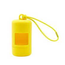 17 Colors Portable Dog Poop Bag Dispenser Holder | ABS Plastic Durable | Quick-Release Twist Cap For Easy Refill | Leash Clip & Wall Mount | Pet Waste Bag Carrier For Walking Dogs - Multicolor - View 17