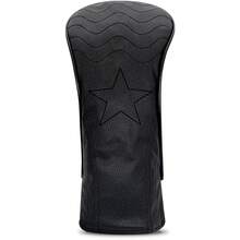 Klasyczny, czarny pokrowiec na główkę puttera z drewna w kształcie gwiazdy – wytrzymały dodatek golfowy klasy premium | Idealny dla młodych entuzjastów golfa i miłośników klasycznego stylu - Czarne - Zobacz 11