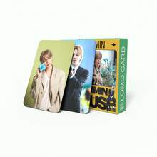 OUZEY 55 piezas - Tarjetas LOMO de celebración del 10mo aniversario de BT21 de KPOP. Tarjetas LOMO personales del nuevo álbum ECHO de JIN. Apoyo a las tarjetas LOMO del nuevo álbum "Proof" de Bulletproof. JUNG KOOK. Tarjetas LOMO de alta definición de doble cara de la banda masculina de música. Tarjetas coleccionables para fans. Regalo de San Valentín o cumpleaños que se puede dar a amigos. - Multicolor - Ver 17