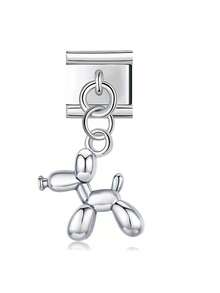 独具匠心的DIY创意配饰，意大利手工模块化手链，包含飞机、邪眼、口红等多种造型，以及精致小巧的装饰配件，适合休闲装扮和派对场合佩戴。这款多功能独特设计的手链是精致可爱、个性化定制的手工模块化手链的理想之选，男女皆宜。 - 鋼色 - 查看 10