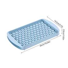 1pc Easy Release Small Ice Cube Mould, Ice Box Ice Cube, Freezer Crushed Ice Trays For Chilling Drinks, Coffee, Fruit Juice - Blue - View 2