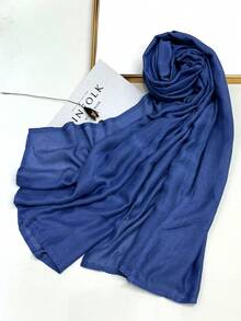 1 szt. Prosta, jednokolorowa, miękka i przyjazna dla skóry chusta na głowę, oddychająca, do codziennego noszenia, elegancka chusta na głowę do sukienki