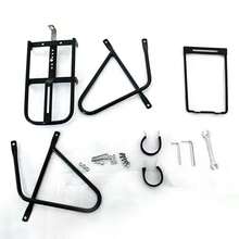 Cycling MTB Bike Bicycle Cycle Front Pannier Rack Carrier Bracket Luggage New - Black - View 6