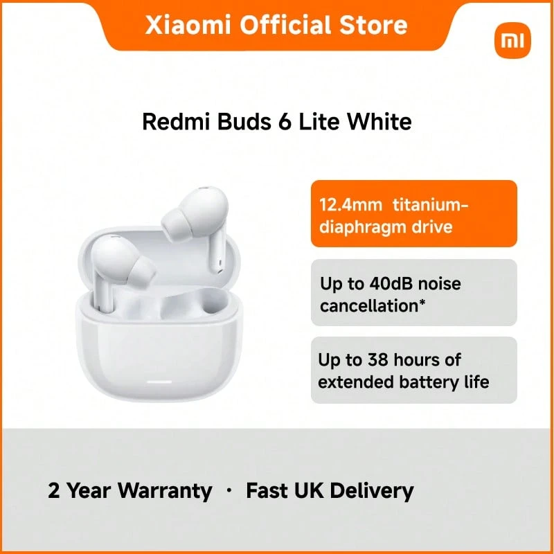 Redmi Buds 6 Lite - White - View 1
