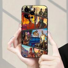 Funda protectora de TPU con patrón de , nueva, vendida bien, clásica, creativa y divertida, a prueba de golpes para iPhone 7/8/11/12/13/14/15/16pro/16Plus/16Promax/X/Xs Max/Xr/Se/Mini, adecuada para niños y niñas - Blanco antiguo - Ver 3